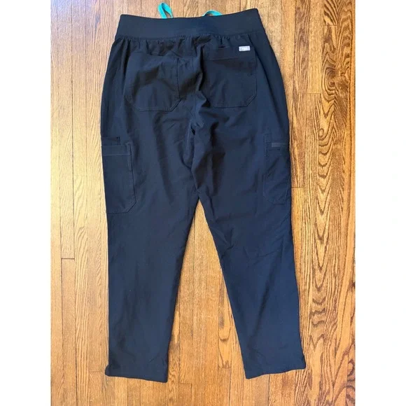 FIGS Yola FREEx 2.0 Lined Skinny Scrub Pants Medium Black - Picture 5 of 8